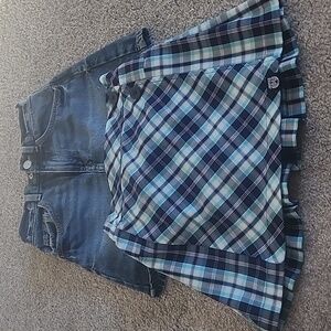 Lot of 8 skirts, various brands...Justice, Champion, SO, H&M, Size 7/8